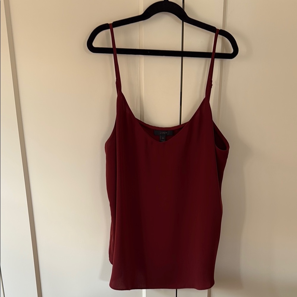 Jcrew V-neck camisole mahogany
